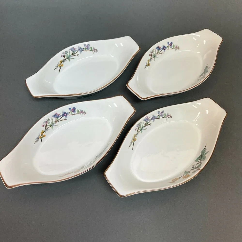 Woodhill Citation Au Gratin Augratin Bakeware Floral‎ 8 1/2